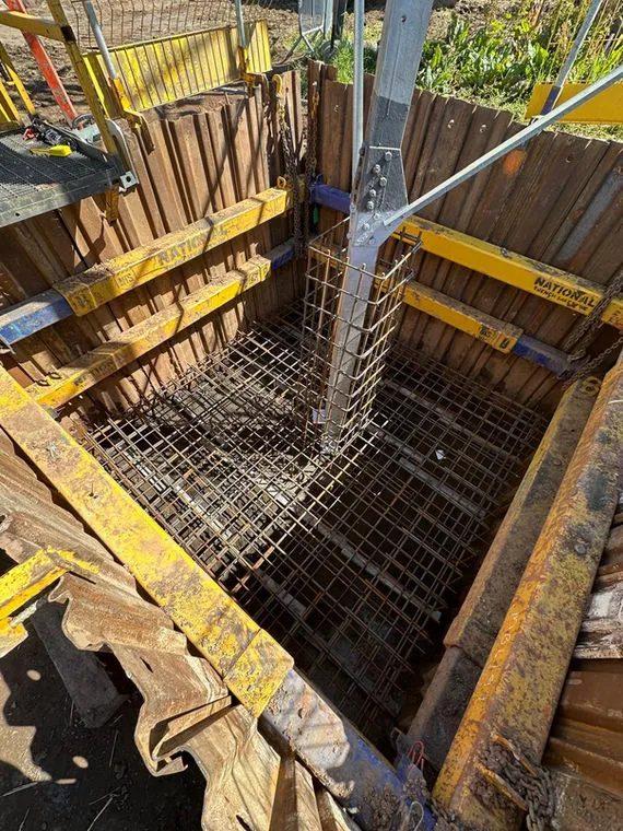 Transmission tower refurbishment